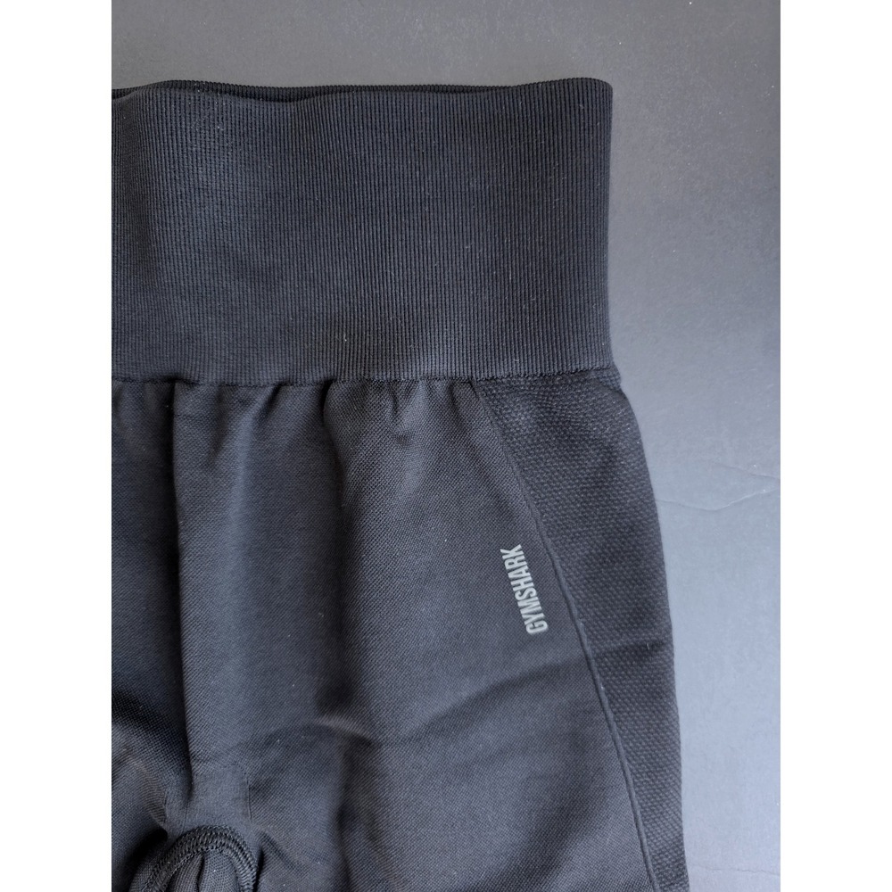 Gymshark Womens Flex Cycling Shorts S Seamless Biker Workout Black Charcoal NWT - Picture 11 of 17